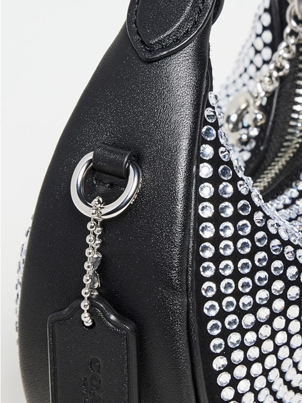 Coach Jonie Bag With Crystal Crossbody Black ~CW574~